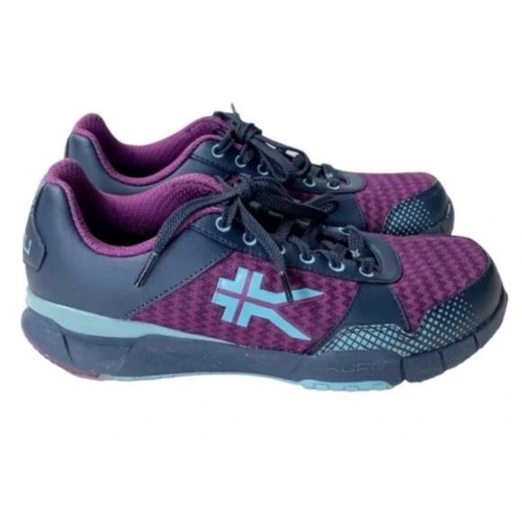 Kuru Quantum The Ultimate Walking Shoe Purple/Teal Sz 9 Comfort Running Athletic - Picture 1 of 11